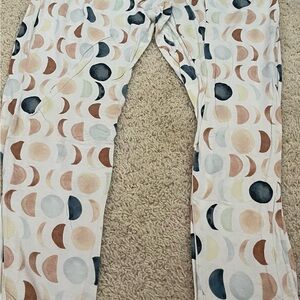 Little Sleepies Women’s Bottoms - White, Black, Brown, Gray Moon Design